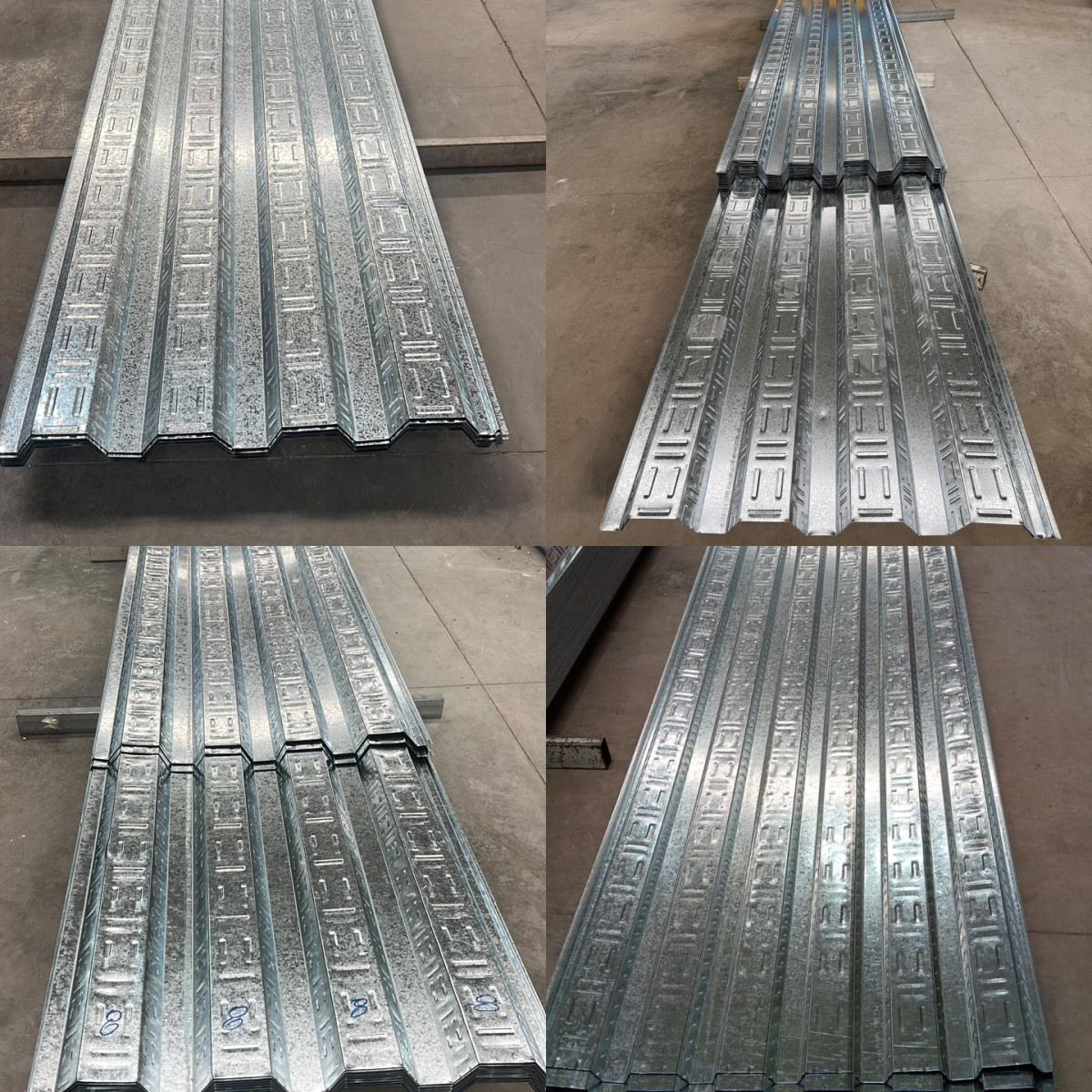 losa colaborante sobre tubo cuadrado 4x4