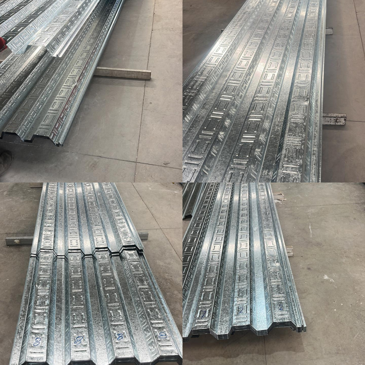 luz en losa colaborante