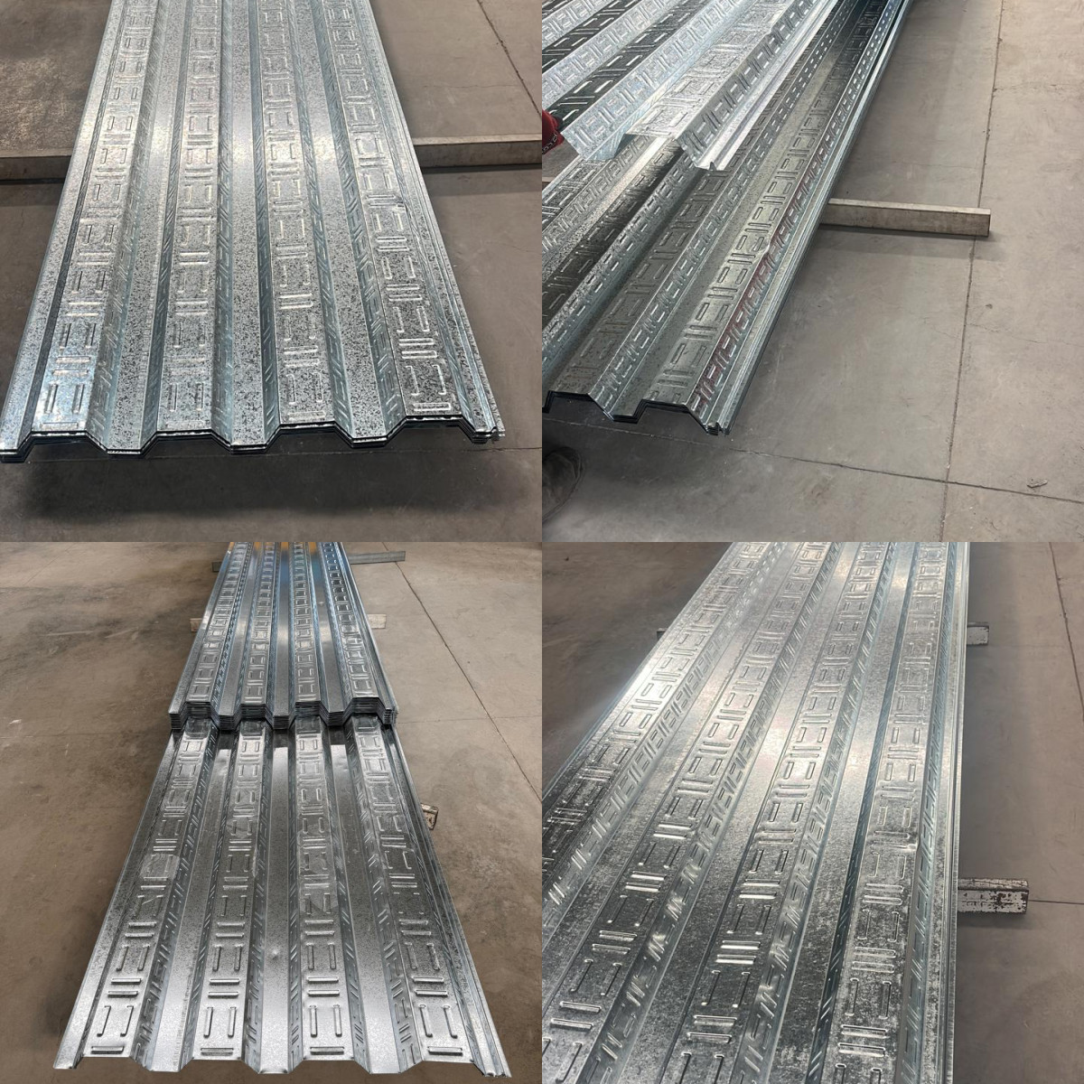 que acero se una en una losa colaborante