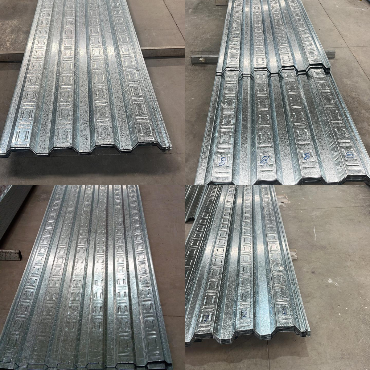 se añade acero a la losa colaborante