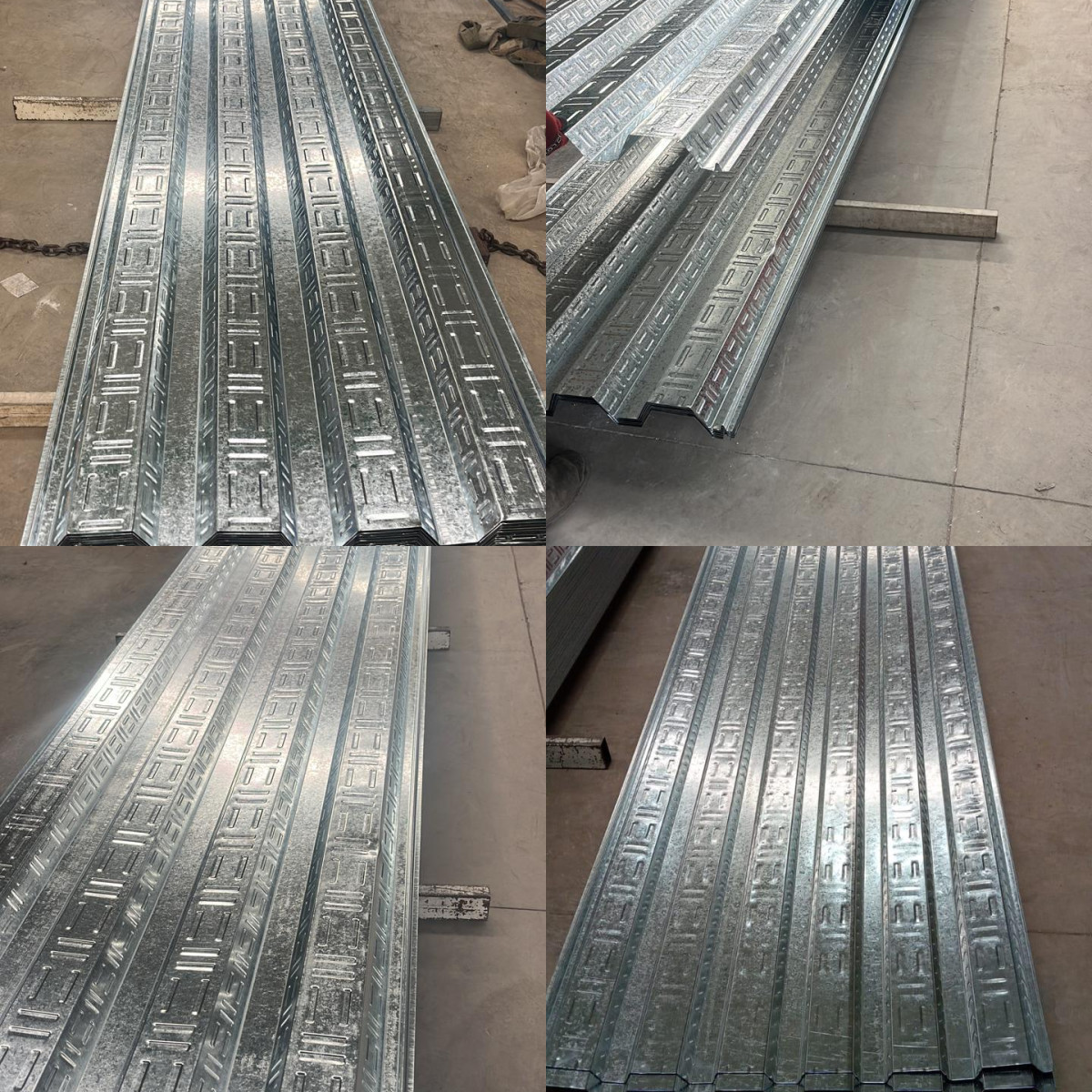 union de losa colaborante con columna de concreto